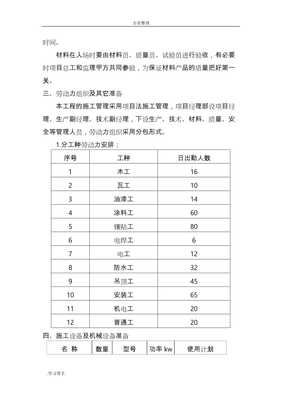 中心医院病房楼南楼装饰装修工程施工组织设计方案